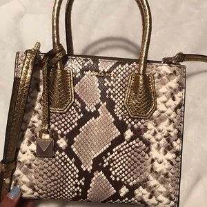 Michael kors snakeskin & python mercer